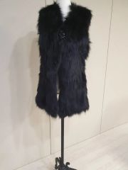 ブラック ファー ベスト