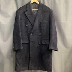 50s~ ユーロ ビンテージ イギリス ダブルブレスト ウールコート No.I650