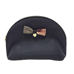 BLUE LABEL CRESTBRIDGE(ブルーレーベルクレストブリッジ) ポーチ美品  - 黒×レッド×マルチ リボン/チェック柄