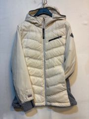 新品級 K2 ケイツー ガチョウダウン フード 軽量ダウンジャケット 66-77サイズ ホワイト