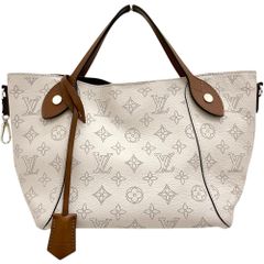 【LOUIS VUITTON/ルイ・ヴィトン】M55551 モノグラムマヒナ ヒナPM ブリューム 2WAYショルダーバッグ ハンドバッグ レザー ベージュレザー/シルバー金具 レディース 【中古】【真子質店】【BL】