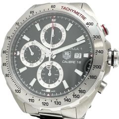 【TAG HEUER/タグホイヤー】CAZ2010 フォーミュラ1 腕時計 ステンレススチール 自動巻き/オートマ ブラック文字盤/シルバーベルト メンズ 【中古】【真子質店】【GD】