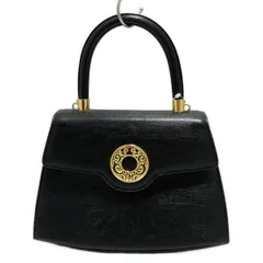 HANAE MORI(ハナエモリ) ハンドバッグ美品  - 黒 ミニバッグ レザー