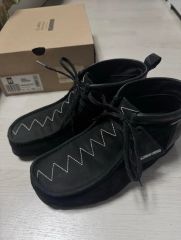 uk8 クラークス x NEIGHBORHOOD Wallabee ワラビー ブーツ GORE-TEX ゴアテックス