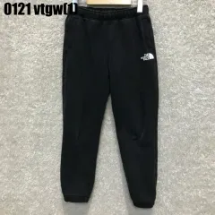 THE NORTH FACE ザノースフェイス ブラック ジョガー トレーナー ズボン キッズ
