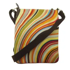 ポールスミス PAUL SMITH ショルダーバッグ ストライプ キャンバス マルチカラー 0118 IBO87