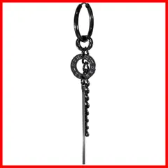 [SEIYA INTERNATIONAL] ピアス メンズ 片耳 フープピアス リングピアス チェーンピアス フープ リング ローマ数字 ステンレス 18G