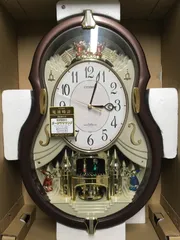 ※送料無料※ CITIZEN パルミューズコンチェルDX 4MN495-006 電波 掛時計 長期保管 未使用品 囗G■