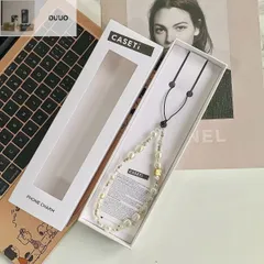 人気 Pearl Phone Charm - Classic Pearl CASETiFY スマホアクセサリー スマホストラップ スマホ 携帯ストラップ オシャレ 落下防止