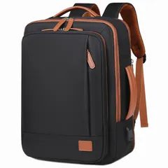 【数量限定】通勤 撥水加工 出張 リュックサック PC 15.6インチ 旅行バッグ 通学 バックパック 多機能 １つ4役 4WAY 乾湿分離ポケット 機内持ち込み 拡張 レディース ビジネスリュック USB充電ポート 大容量 30L リュック [VENDAGO