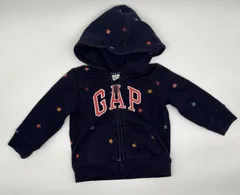 【新入荷!!】☆セット割対応☆ ベビーギャップ ベビー 長袖 パーカー ジップアップ 80cm （1676）