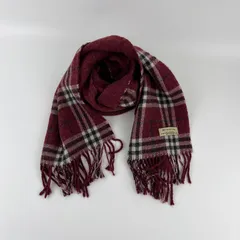 【中古】BURBERRY バーバリー マフラー ウール マルチカラー ヴィンテージ レディース 【中古美品】HIBUOCHI VINTAGE　HBOC260117A58のサムネイル