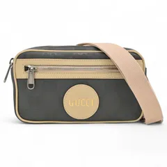 グッチ GGナイロン オフザグリッドウエストバッグ Aランク gu7757nr