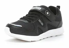 【moonstar】LUVRUSH LV 1236WS BLACK ムーンスター ラブラッシュ ブラック 子供靴 キッズ スニーカー スーパースター 抗菌防臭 軽量 ホワイトソール 白底 運動会 女の子 ジュニア シューズ グリッター