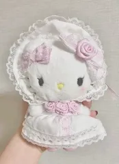白フリル ハローキティ マスコット