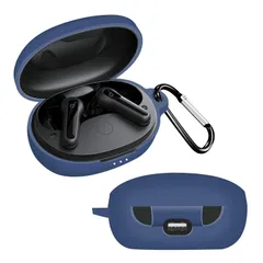 【新着商品】Anker Soundcore Life P2 Mini用 ケース ワイヤレス イヤホン シリコン カバー 着装まま充電可能 KOMININA 軽量小型 紛失防止 ワイヤレス イヤホンカバー キーホルダー付き Soundcore Life P2 M