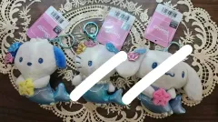 個々) ハローキティ ポチャッコ シナモロール 人魚 キーホルダー タグ付き