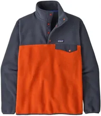 PATAGONIA [パタゴニア] M's Lightweight Synchilla Snap-T Fleece 25551 アルファベット, Pollinator Orange オレンジ)