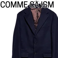 COMME CA ISM コムサイズム ネイビー メンズ アウター ジャケット チェスターコート 上品【Sサイズ】001414Hのサムネイル