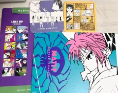 まとめ売り)HUNTER×HUNTER 幻影旅団 JUMP SHOP 原画 ポスター カード コースター 麻 クロロ