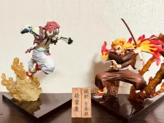 鬼滅の刃 猗窩座 煉獄 フィギュア セット