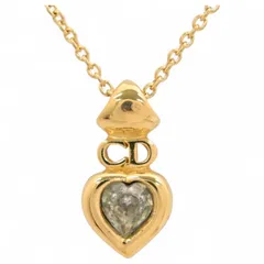 ディオール ネックレス CDロゴ ハートモチーフ Aランク di9908zb