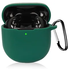 【新着商品】ケース(グリーン) ii ii earbuds earbuds earbuds quietcomfort quietcomfort quietcomfort カラビナ付きbose 耐衝撃 装着充電可能 キズ防止 防水 全面保護 bose 対応 ケー