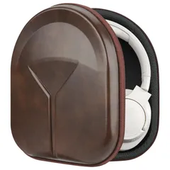 【数量限定】アンカー Anker Soundcoresジェイビーエル 互換性旅行用 JBL ヘッドホンケース グアンドオルフセン Bang Shield & OLUFSENs ケース に対応 収納ポーチ付き Geekria (ダークブラウン)