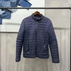 (100) ザラ ZARA カジュアル スウェード アウター 軽量ダウン ジャケット