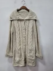 Sorridere ケーブル編み ロング カーディガン