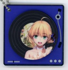 [중고] 키홀더 세이버 레코드 플레이어형 아크릴 매력 [Fate/stay night 20주년 기념 콘서트]