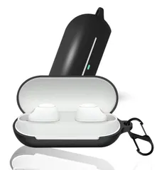 【数量限定】軽量 保護カバー 旅行 キズ防止 便利 防塵 シリコン収納ケース 防震 ケース 保護ケース ケース 紛失防止 用 男女兼用 イヤーホン 收納 【BAOLINTX】ワイヤレス ケース カバー WF-C700N WF-C700N 用 For （ブラック