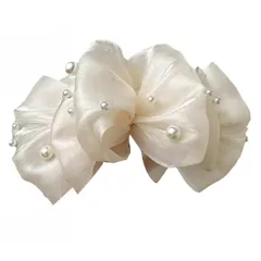 【在庫処分】バンスクリップ 大きめ 大きめ リボン 可愛い ヘアクリップ 大人っぽい ヘアアクセサリー セット フリル ヘアクリップ 髪留め ヘアアクセサリー クリップ バナナクリップ 髪飾り韓国風 HAPVITAL オフィス 贈り物 レディース用 おしゃれ