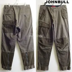 JOHNBULL ジョンブル タクティカル ツイード カーゴパンツ W85cm / メンズ M 相当 激レア 希少 テーパード ダークブラウン 日本製