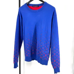 Lサイズ ルイヴィトン モノグラム グラデーション ウール ニット (1A8WO6)