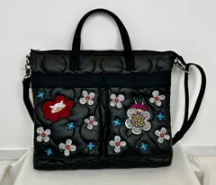 ★★★【新品送料無料】　ALBEROBELLO　アルベロベロ　オレボレブラ　ポリエステル　キルトヘルメット　２WAYショルダーバッグ　フラワーミシン刺繍　466350　★★★