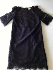 Sweet Mommy   レース リボン  Iライン ワンピース sizeM/黒■◇レディース