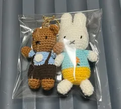 ミッフィー ボリス 編み ぬいぐるみ キーホルダー セット (2個価格)