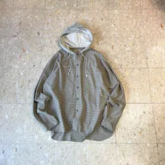 90s 【フードネル】 フード付き フランネル チェックシャツ FARGO size.XL