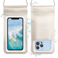 【新着商品】Pro Max/13/12/XR/XS/Android iphone14 携帯保護機能付き など 高透過率 水中撮影 顔認証・指紋認証 6.9 海/プール対応 完全防水 118×235mm インチ以下全機種対応 サイズ 防水ケース ビーチ/水泳/登