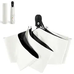 熱中症対策 遮光 折りたたみ 遮熱 紫外線遮断 肌を守る 完全遮光 耐風頑丈 UVカット率99.9% コンパクト 折り畳み傘 携帯便利 晴雨兼用 軽量 収納ポーチ付き 自動開閉 かわいい ワンタッチ メンズ レディース 折り畳み日傘 通勤通学 折りたたみ日傘 