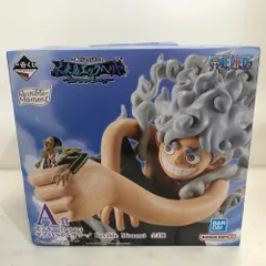 02w21747 一番くじ ワンピース 未来島エッグヘッド~Burst of Energy~　A賞 モンキー・D・ルフィ ギア5VSボルサリーノ Revible Moment  フィギュア ※未開封【中古品】