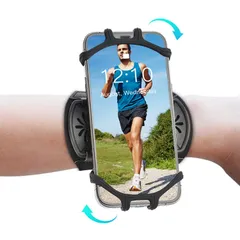 【在庫処分】防汗 通気 指紋認証OK 男女兼用 タッチ操作OK 手首・アーム兼用 iPhone16/15/14/13/12/11 4.0-6.8インチのスマホに対応 携帯 Pro アームバンド ホルダー Max/mini/XR/XS/X/8+/7+、Samsu