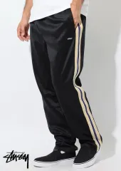 STUSSY サイドライン トラックパンツ (S) トレーニングパンツ