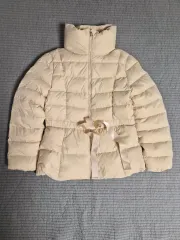 レディース ダウン アイボリー カラー 出品