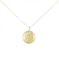 K18YG イニシャルA ダイヤモンド ネックレス 0.006CT