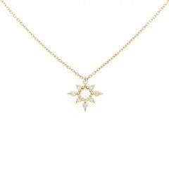 スタージュエリー k18 ダイヤ0.02ct ホワイトゴールド ネックレス