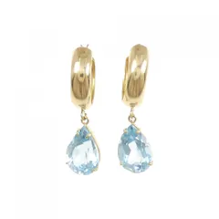 K18YG ブルートパーズ ピアス