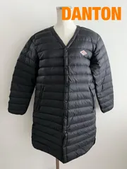 ★ DANTON　ダントン ダウンコート　Mサイズ　３８　ブラック　ダウン90％　フェザー10％　大人　シンプル　お出掛け　美品　送料込み　6462518