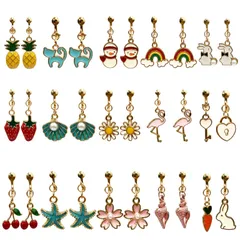 【数量限定】女の子 メイクセット アクセサリー プレゼント 子供 おもちゃ OKTOKYU 子供 おもちゃ かわいい 女の子 イヤリング クリップ式 子供用 クリスマスプレゼント イヤリングセット ピアスセット